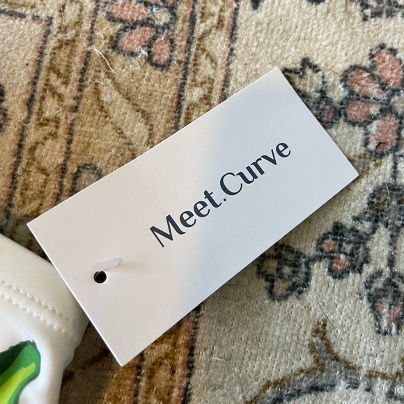 NWT 🥑 🩱 Meet Curve Avocado Print Two Piece Swimsuit size 3x - Picture 4 of 7